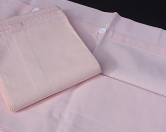 Vintage Kissenbezüge Rosa / Rosé, Leinen, antike Wäsche, Kissenhülle , Deko Kissen, 2 er Set, Sofa Kissen, Paradekissen