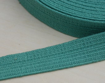 elastic webbing 30 mm cyan-green, strap, elastic belt, backpack strap, belt, turquoise / green, stretch band, hairband