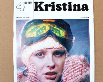 KRISTINA - Lifestyle Magazin Polen, deutsche Ausgabe, 70er, Mode, Frauen, Magazin