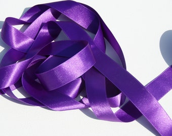 Purple Luxury Ribbon / Silk Ribbon, Satin Ribbon, 24 mm, Blue Ribbon, Ribbon