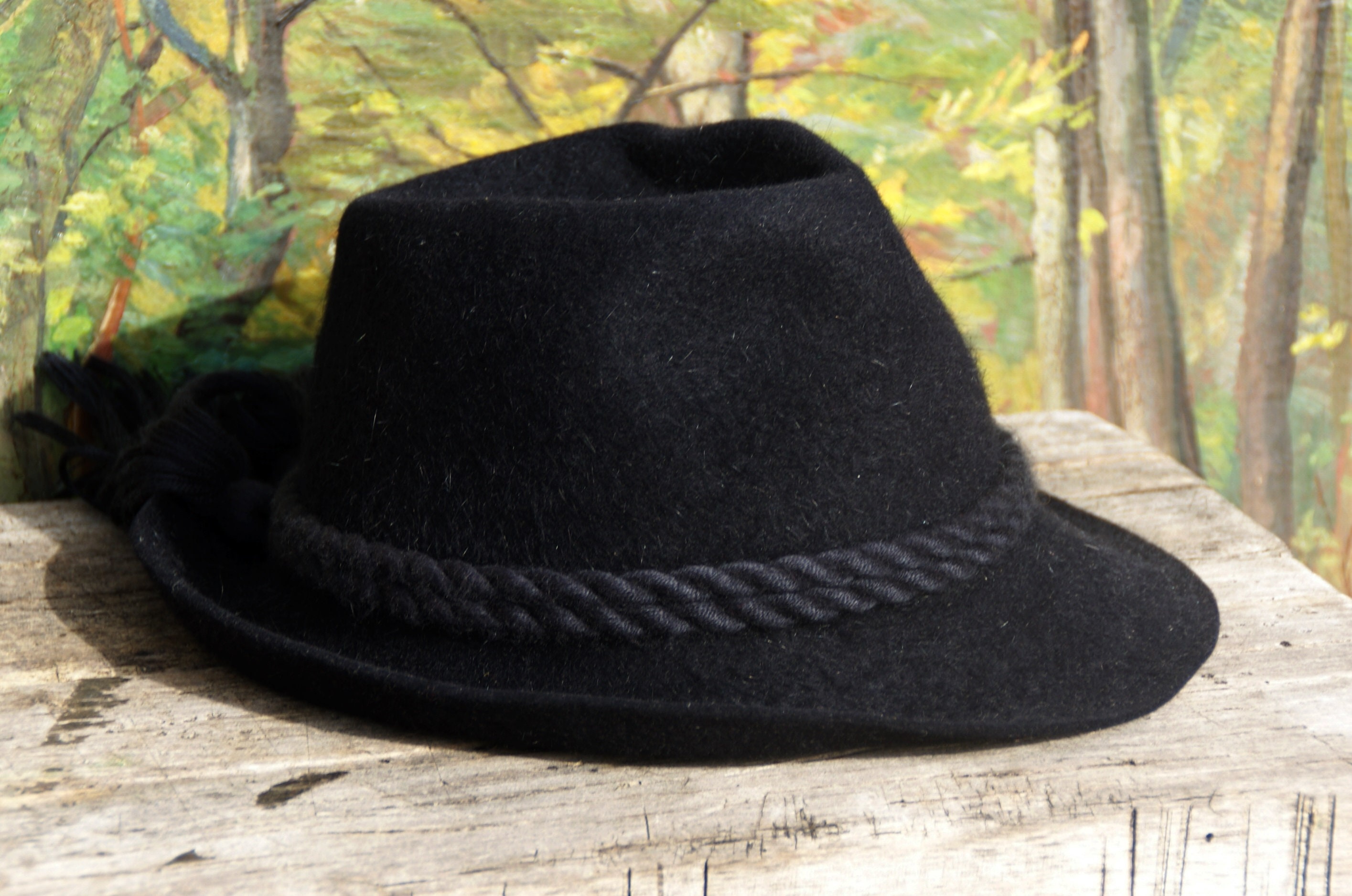 Black Violinist Hat Salzburg Vintage 