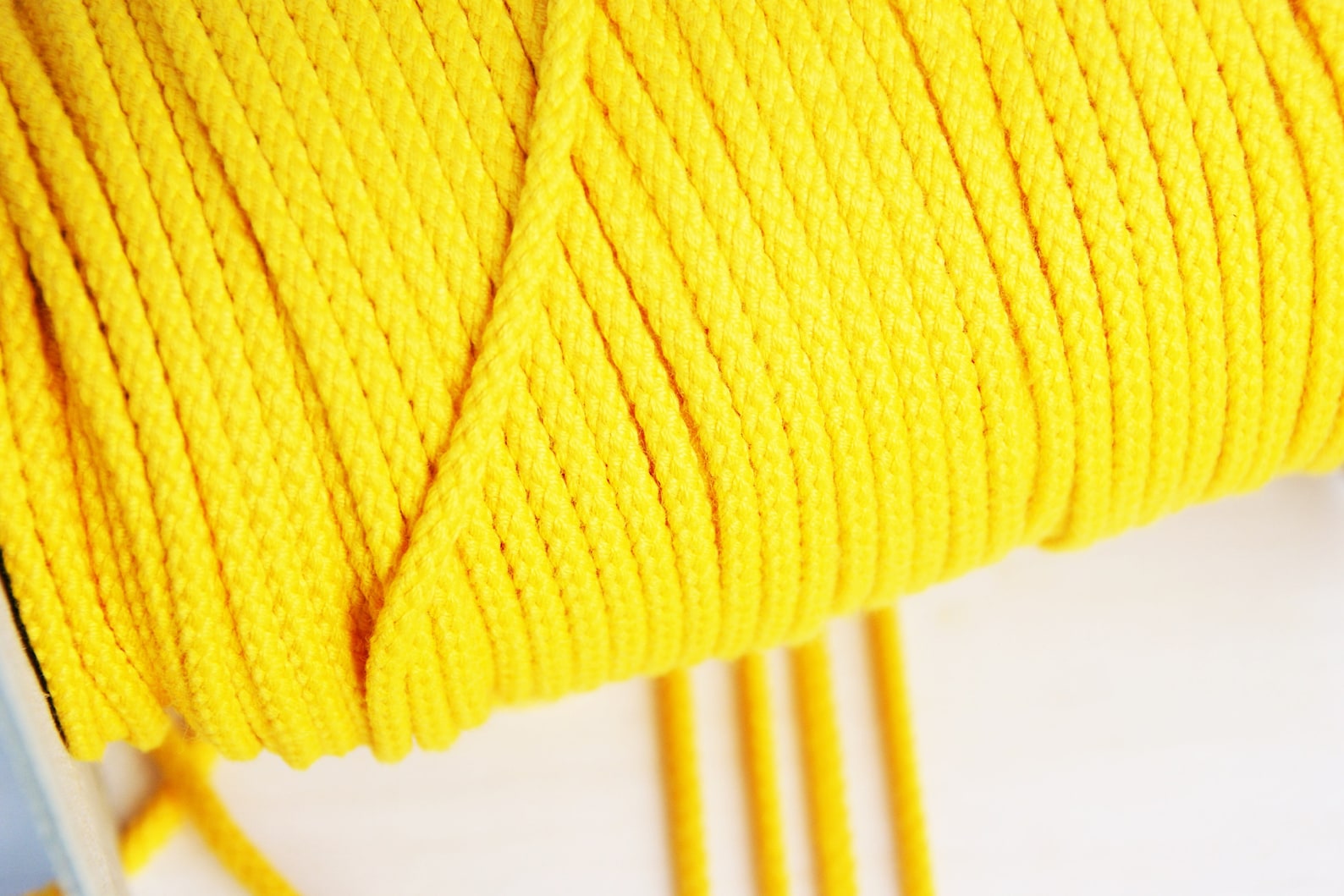 Flat cord 3 mm yellow sun yellow drawstring lacing laces Etsy