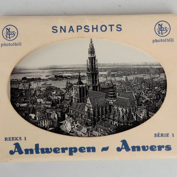 ANTWERPEN Fotosammlung 1950er, Leporello, Belgien