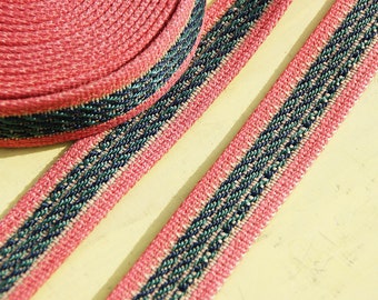 colorful webbing red 30 mm,pattern green blue, sturdy strap, pockets handle, belt, choker, halter