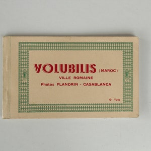 VOLUBILIS lata 40. 50., pocztówki, pocztówki Maroko, Casablanca