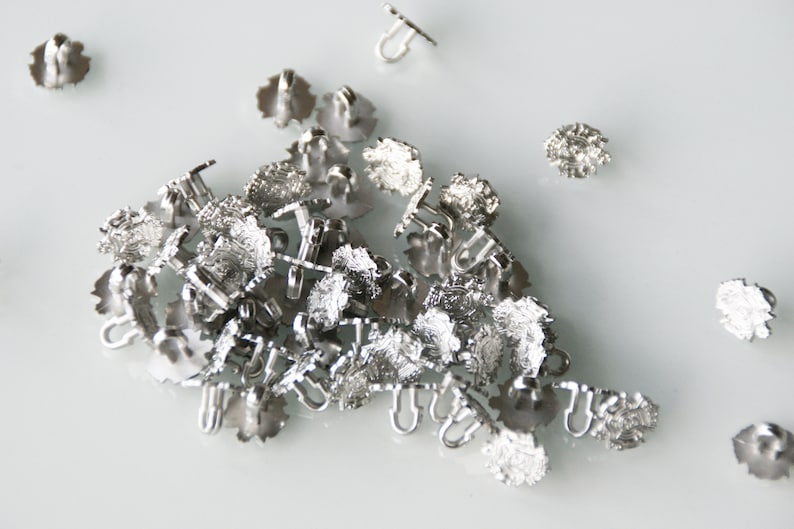 decorative buttons loops royal silver mixed lot of very small buttons with coat of arms 25 pieces decoration eyelets costumes sewing accessories