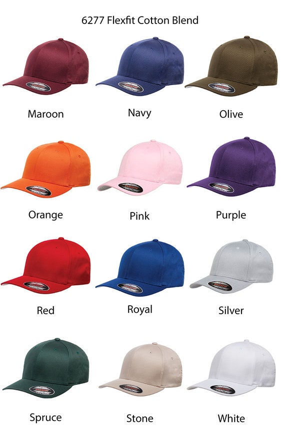 personalized flexfit hats