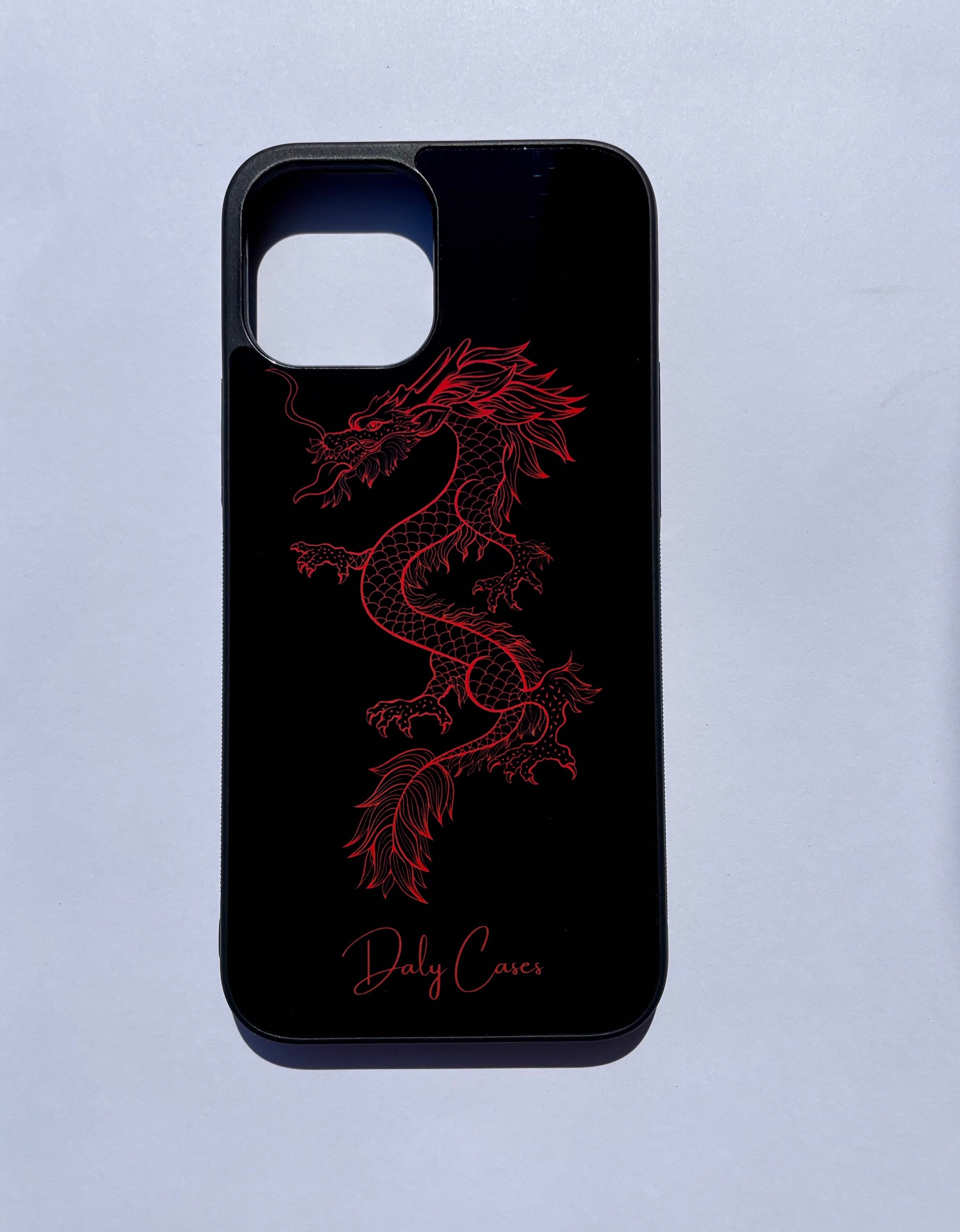 Red dragon phone case for iPhone 12pro Max | Etsy