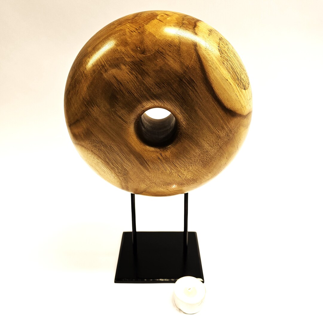 Teardrop Urn Groot 1 liter Grijs Goudkleurig | Urn Store