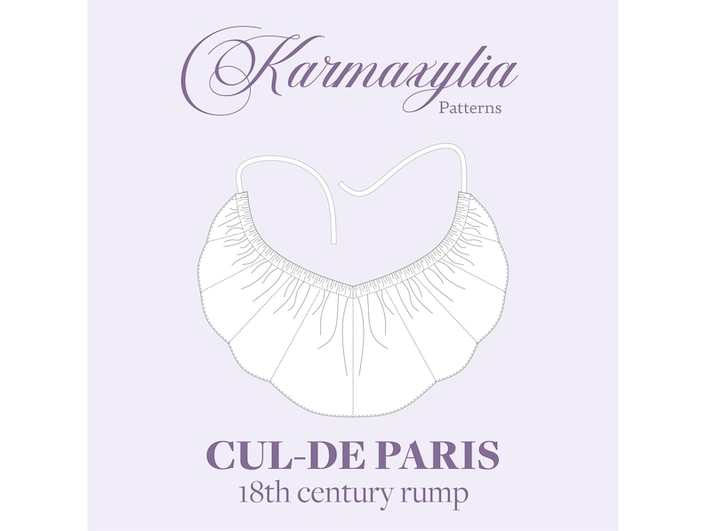 Draw A Rump 18th Century Rump - Standard Sizes - Ref Cul De Paris - 18th Century ...