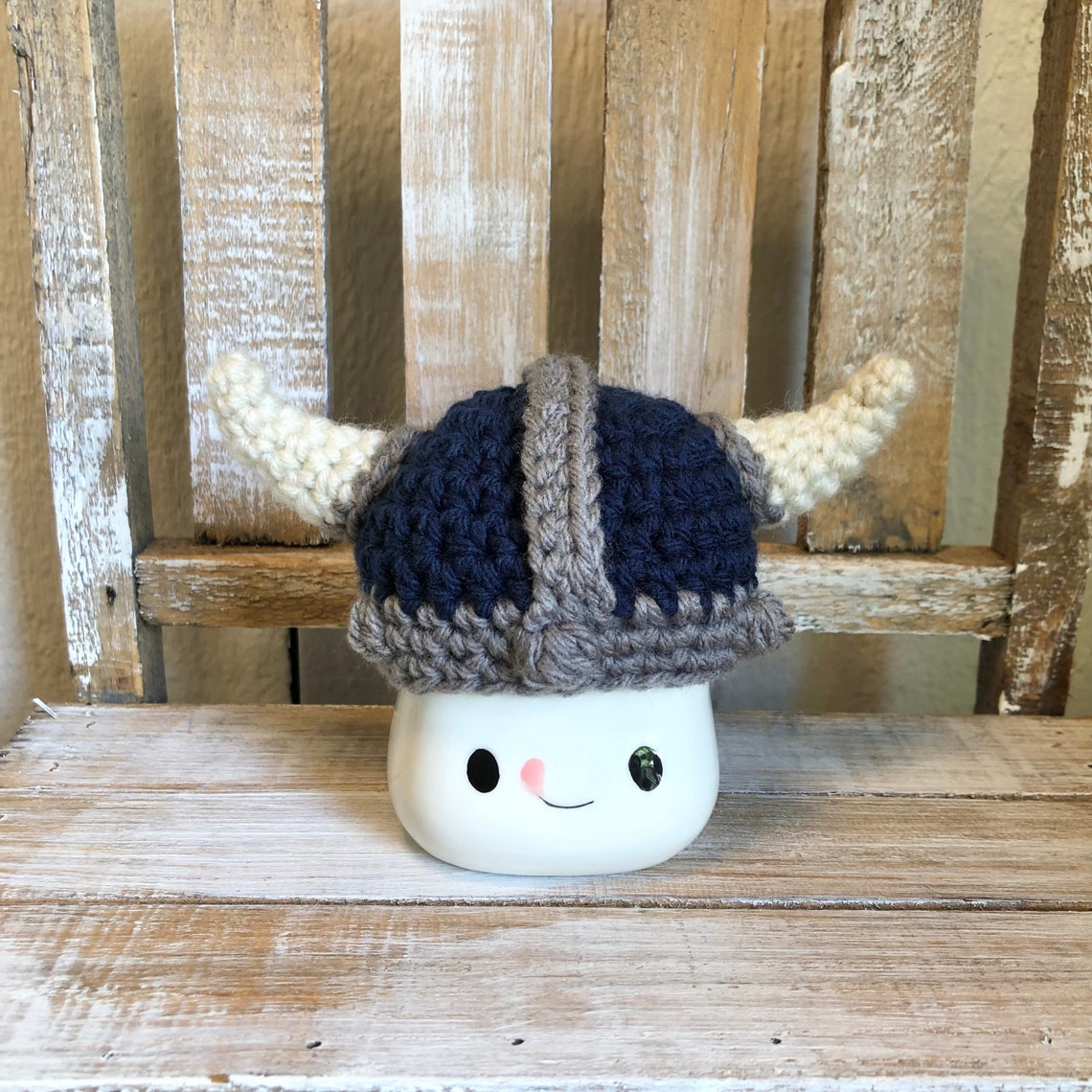 Marshmallow Mug Hat Viking Etsy