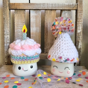 Marshmallow mug hat : birthday