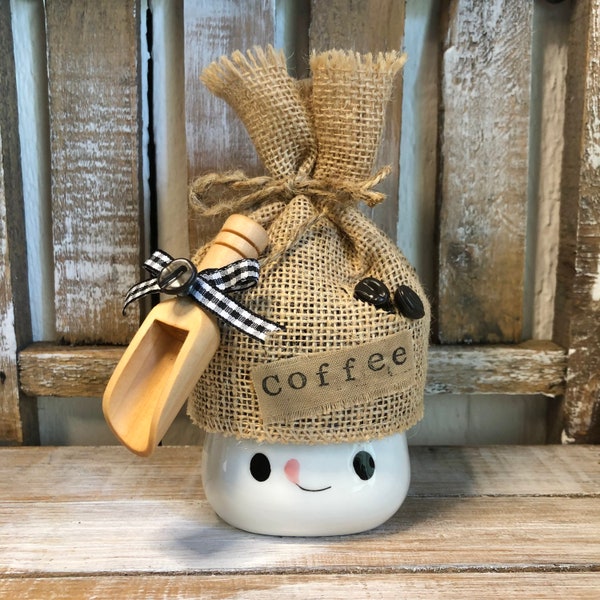 Marshmallowmug hat : Cooffee beans bag