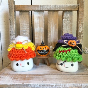Marshmallow Mug hat: Halloween cupcake