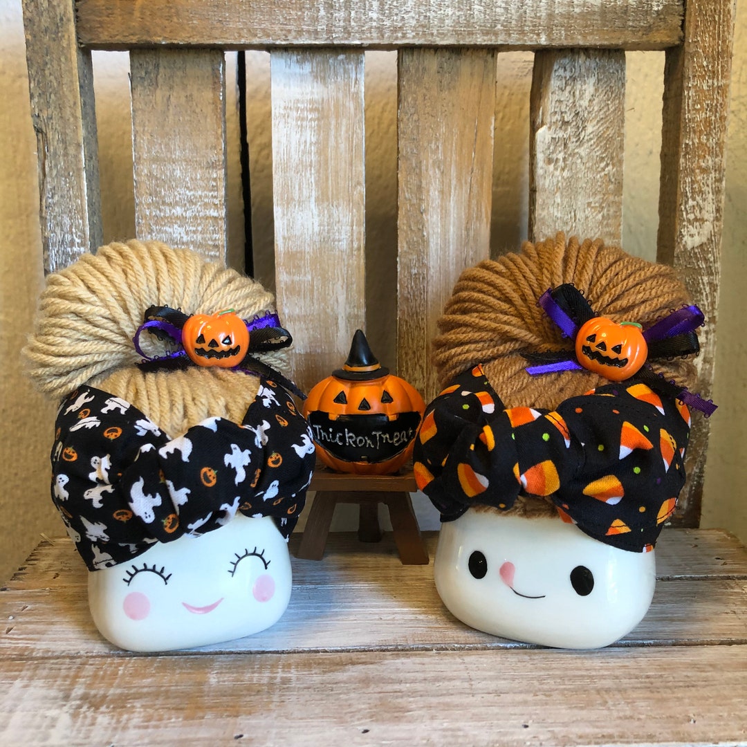 Marshmallow Mug Hat Halloween Bum Etsy