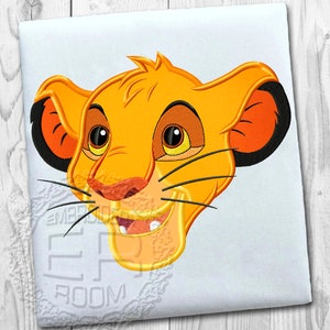Lion Applique Embroidery Design, Face Applique Embroidery Design,  Baby Embroidery Design, Kids Applique Embroidery Design, Instant Download