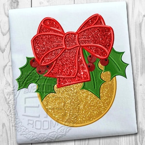 Christmas Tree Toy Applique Machine Embroidery Design, Christmas Toy Machine Embroidery Design, Holiday Applique Design,  Instant Download 1
