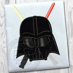 Face Applique Embroidery Design, Kids Applique Embroidery Design, Dark force Applique Embroidery Design, Sword Embroidery, Instant Download
