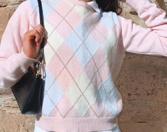 argyle sweater outfits