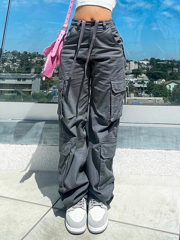 Denim Cargo Pants - Etsy