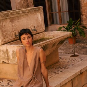 Blanca Linen Top main image 1
