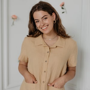 Linen summer shirt SCARLETT