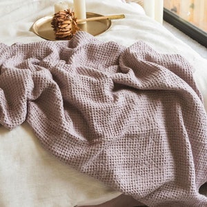 Pink Waffle Blanket Etsy Singapore