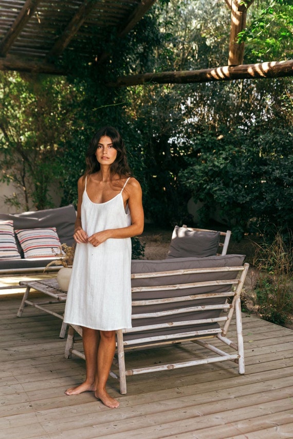 linen night dress for women Wedding Nightdress from 100% Linen