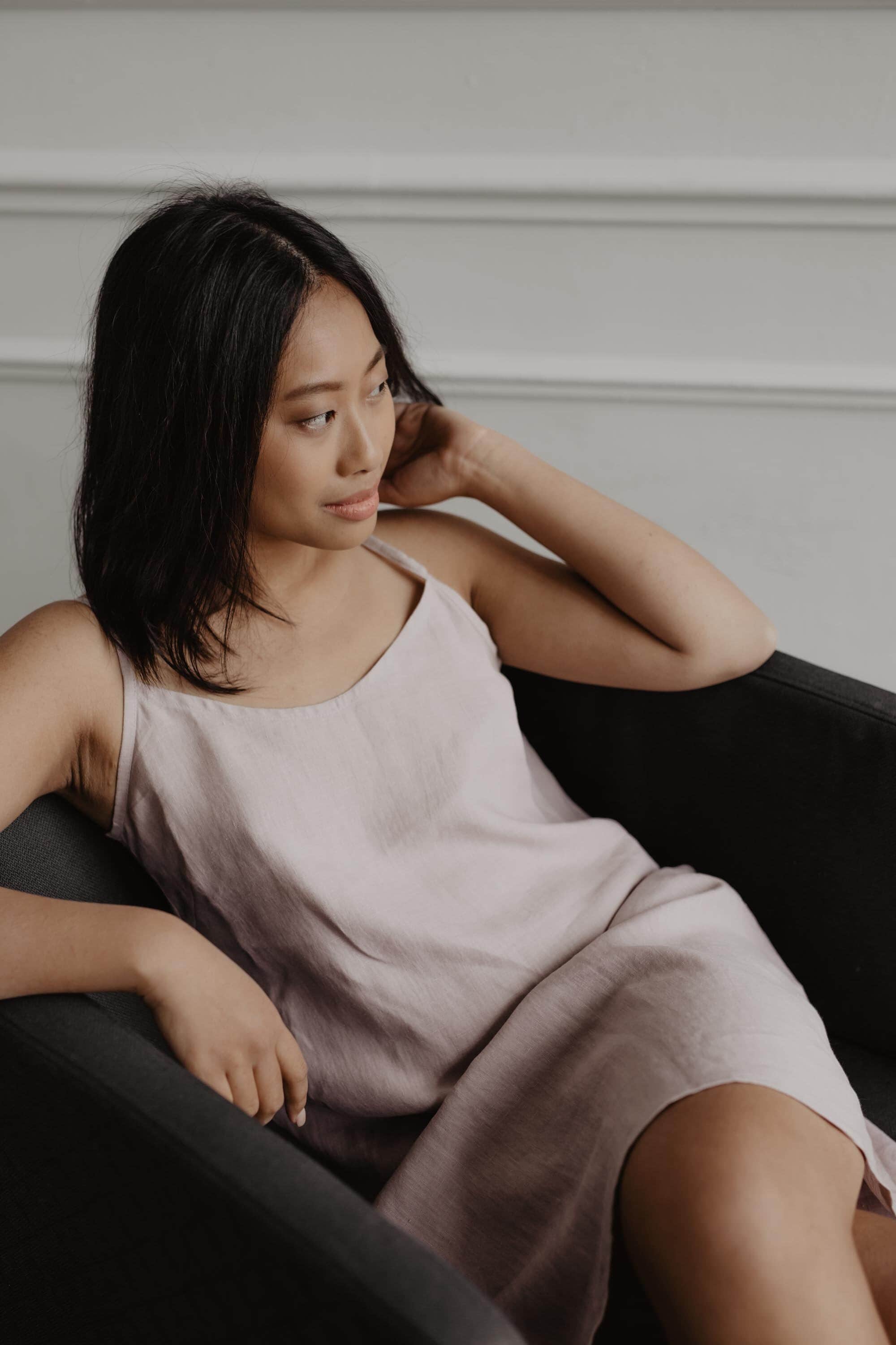 Everlane party top slip dress review