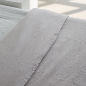 Linen duvet cover in Cream. Linen bedding. Bedding set queen. image 8