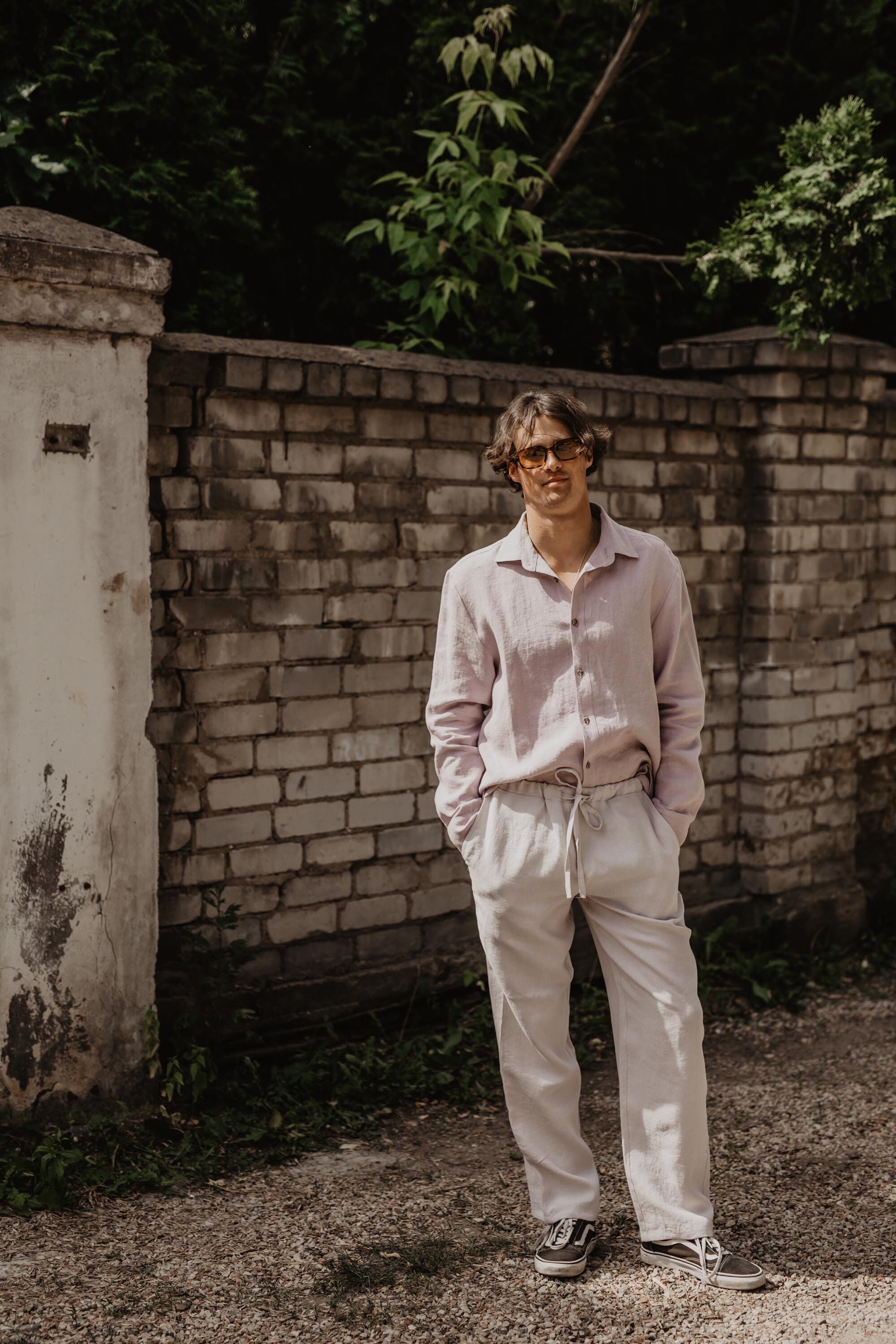 Men's Linen Pants ADONIS. Linen Pants for Men. Linen Trousers for
