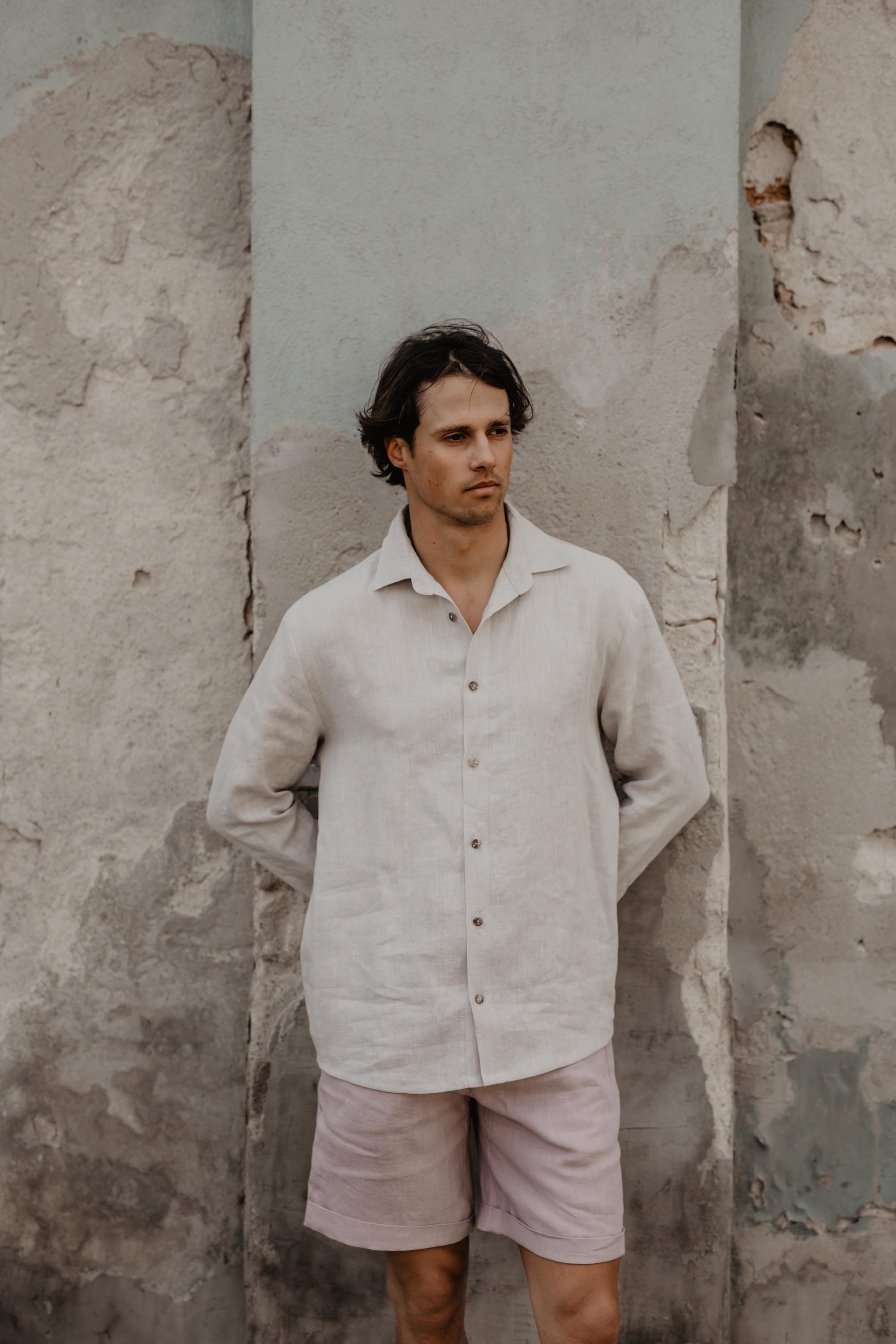 【H】neau linen tops cream H】neau linen tops cream linen tops (-cream-) – NEAU