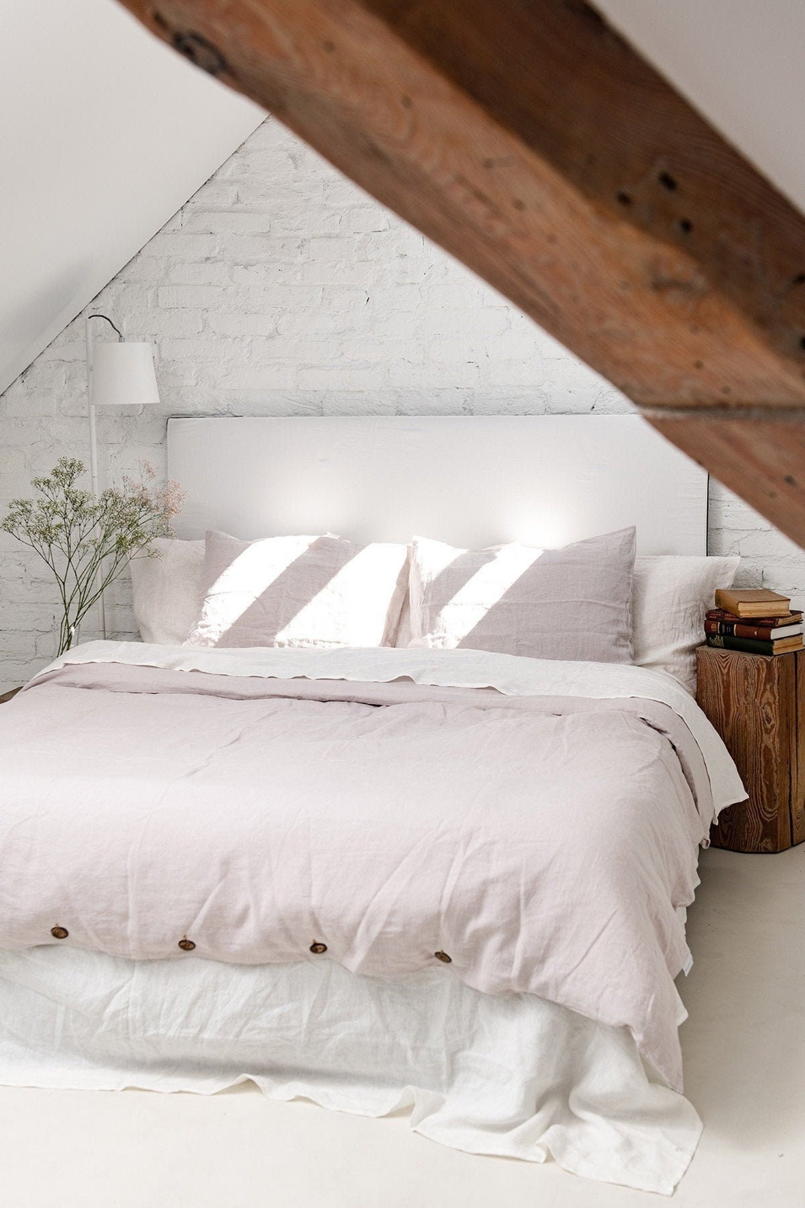 Linen Duvet Cover in Cream. Linen Bedding. Bedding Set Queen. Etsy