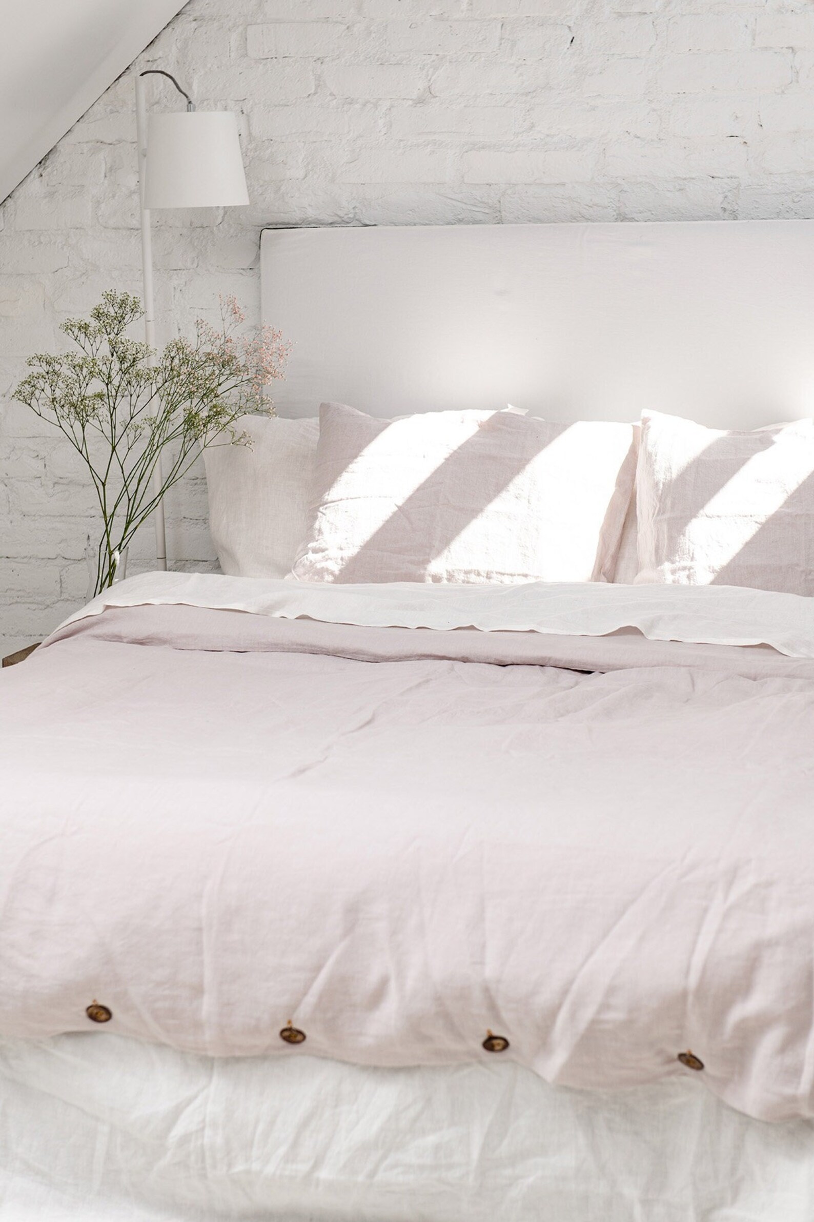 Linen Duvet Cover in Cream. Linen Bedding. Bedding Set Queen. Etsy