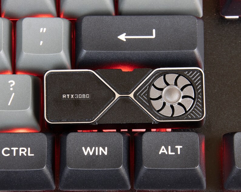 RTX3080 4090 GPU Metal Keycap - Thumbnail 3