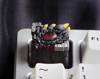 Dragon Eye Resin Keycap, Backlit Mechanical Keyboard Key