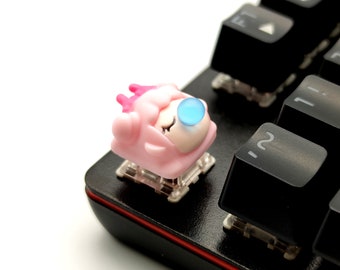 Cute girl artisan keycap resin cherry mx keycap mechanical keyboard key cap