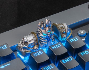 World of Warcraft The Lich King cherry mx keycap resin handmade mechanical keyboard keycaps