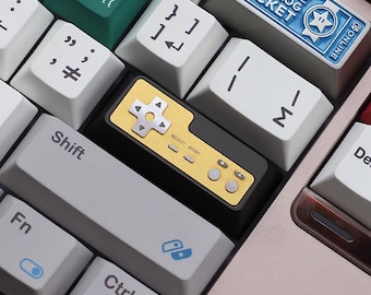 Metalen toetskap gamecontroller voer rood zwart mechanisch toetsenbord in