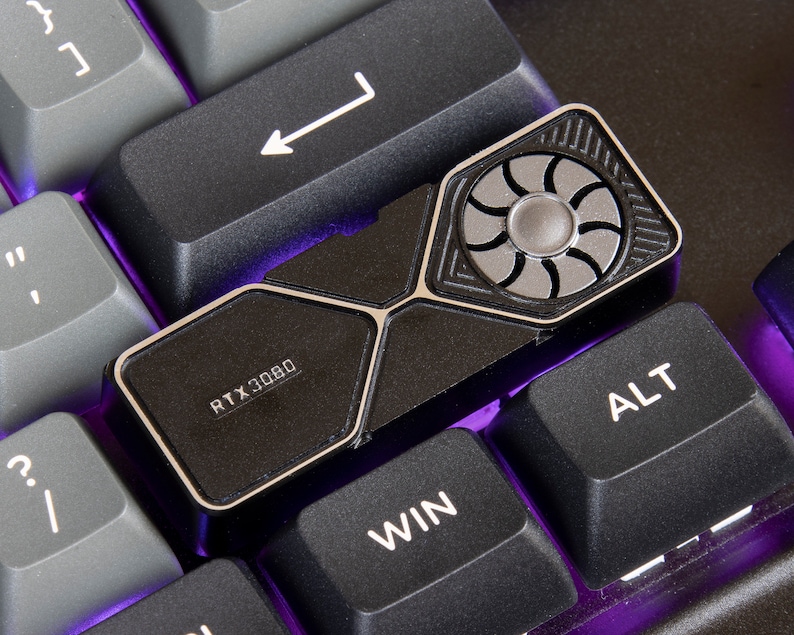 RTX3080 4090 GPU Metal Keycap - Thumbnail 2