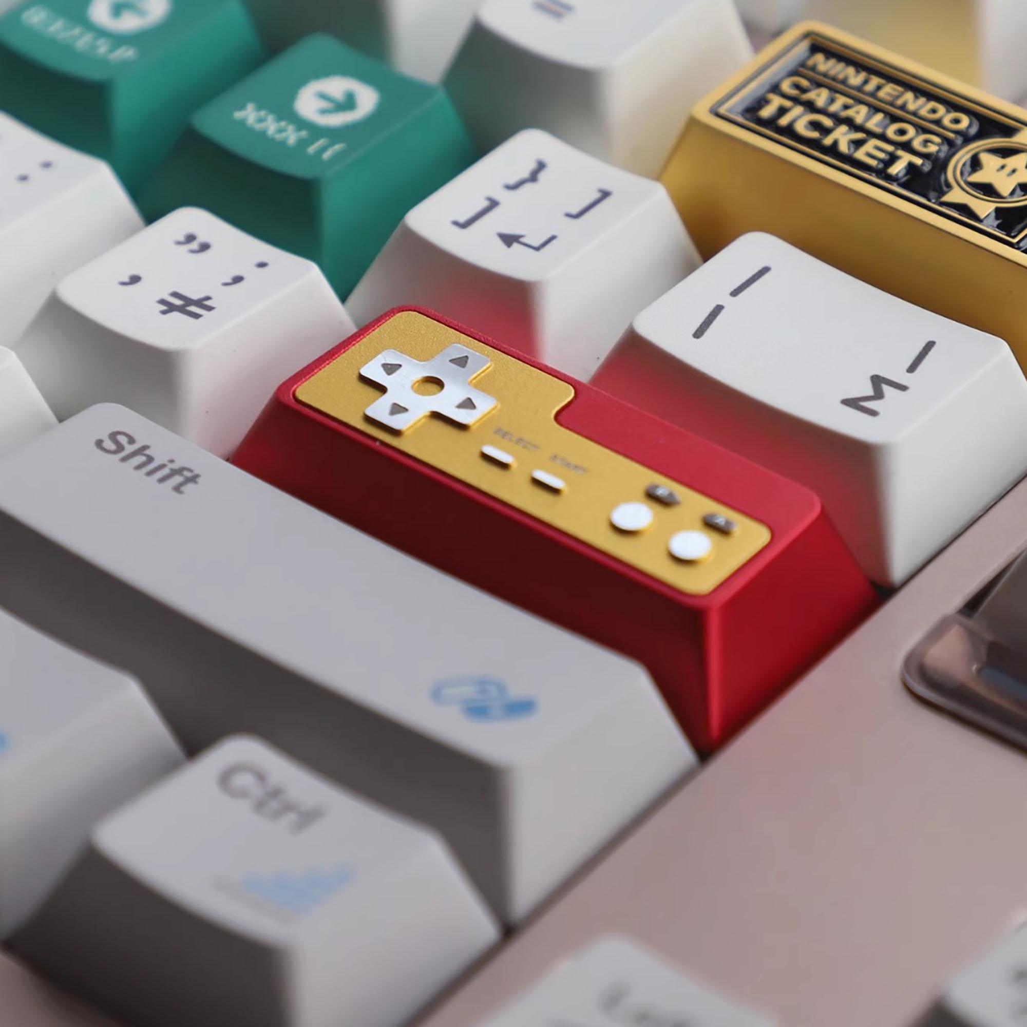 Game Controller Metal Keycap Enter Red Black Mechanical Keyboard - Etsy