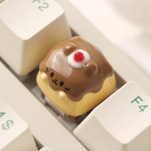 Pudding dog keycap resin cute esc key cap mechanical keyboard