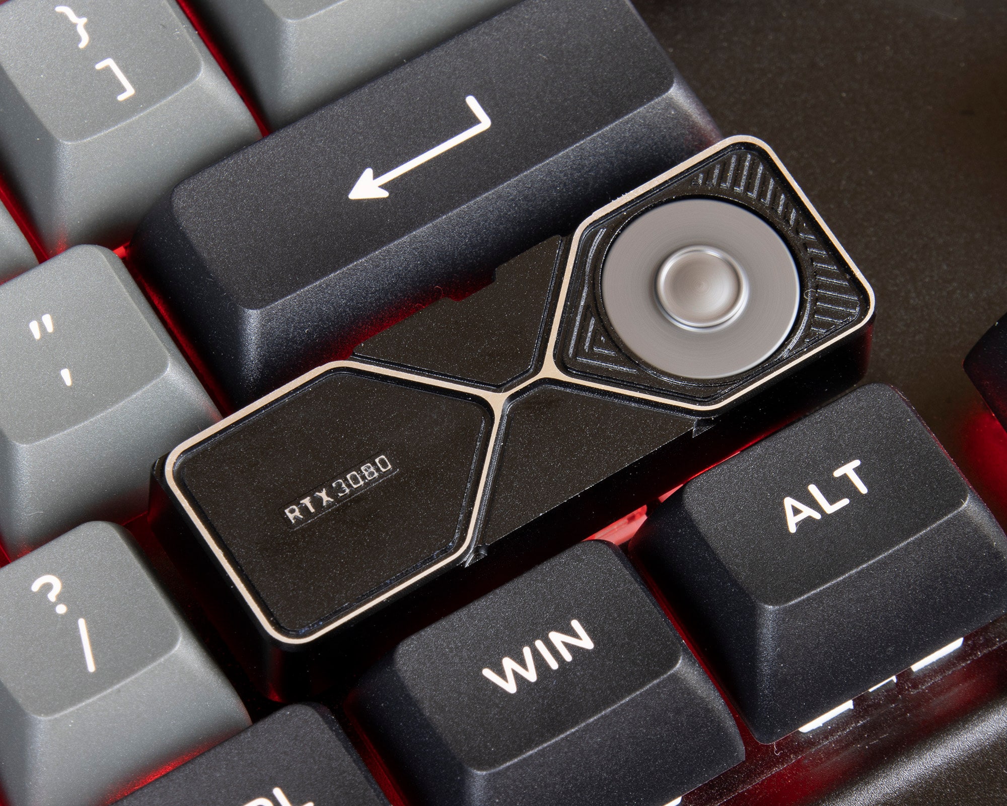 RTX3080 4090 GPU Metal 2.75U 2.75X Keycap Cherry Mx Right Shift