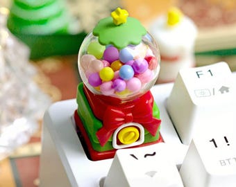 Gumball Machine Keycap Resin Keyboard Key cap Candy Toy for Cherry MX Christmas Gift