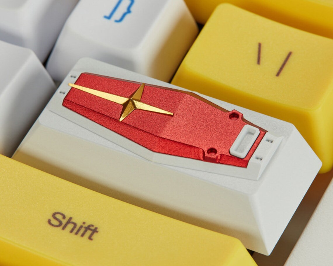 GUNDAM keycaps anime cherry mx metal key cap ESC Enter Shift Etsy