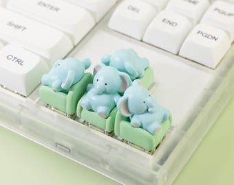 Resin keycap hars kersenhouten MX-toetsenbord
