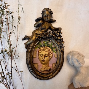 Original handmade oil painting | Vintage framed still life | Painting Sculpture | Ornate Baroque Frame | authentic interior Décor |Nice gift