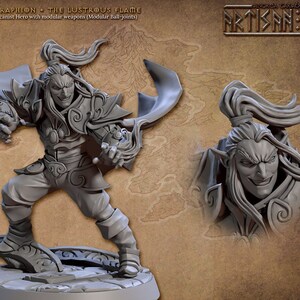 Seraphion - The Lustrous Flamme Arcanist Held - NobleAlfar - Von Elfen gedruckte Miniaturen für Tabletop Gaming (DnD, D&D) von Artisan Guild