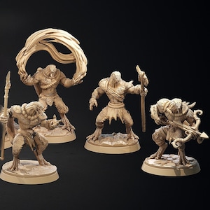 Snakemen Yuan - Ti - Pantheon of Aztecs - Seeds of Serpent - 28mm | 32mm Miniatures (DnD, D&D, Tabletop Miniature, Painting) by ClayCyanide