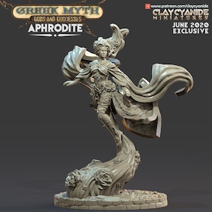 Aphrodite - Greek Goddess - Female - God - Dungeons and Dragons Miniatures (DnD, D&D, Tabletop Miniature, Painting) by ClayCyanide